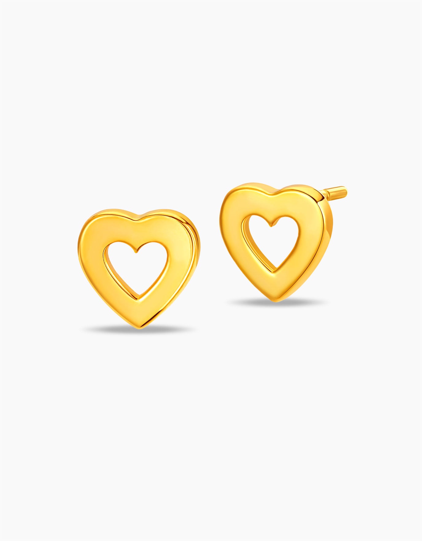 LVC MOD22 Endless Heart Gold Earrings