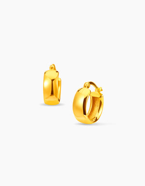 LVC MOD22 Embolden Aurora Gold Hoop Earrings