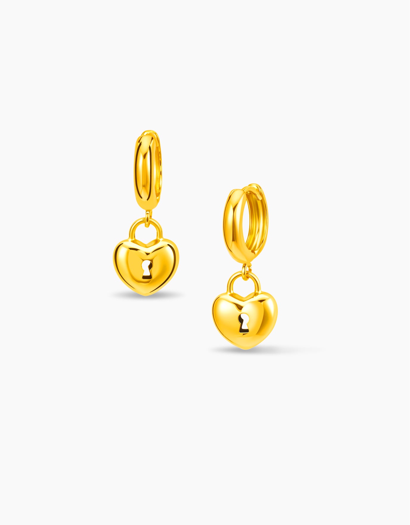 LVC MOD22 Darling Lockheart Gold Hoop Earrings
