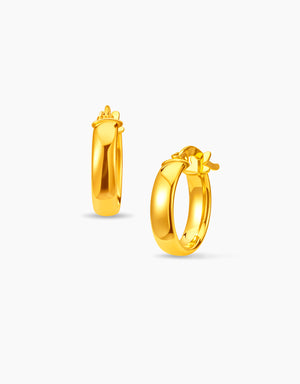 LVC MOD22 Marley's Halo Gold Hoop Earrings