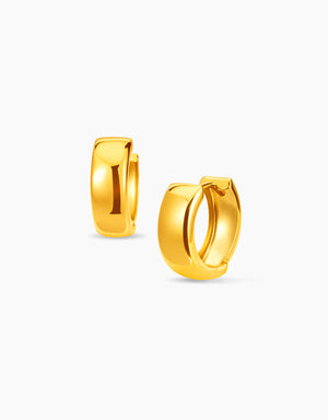 LVC MOD22 Lizzie's Loops Gold Hoop Earrings