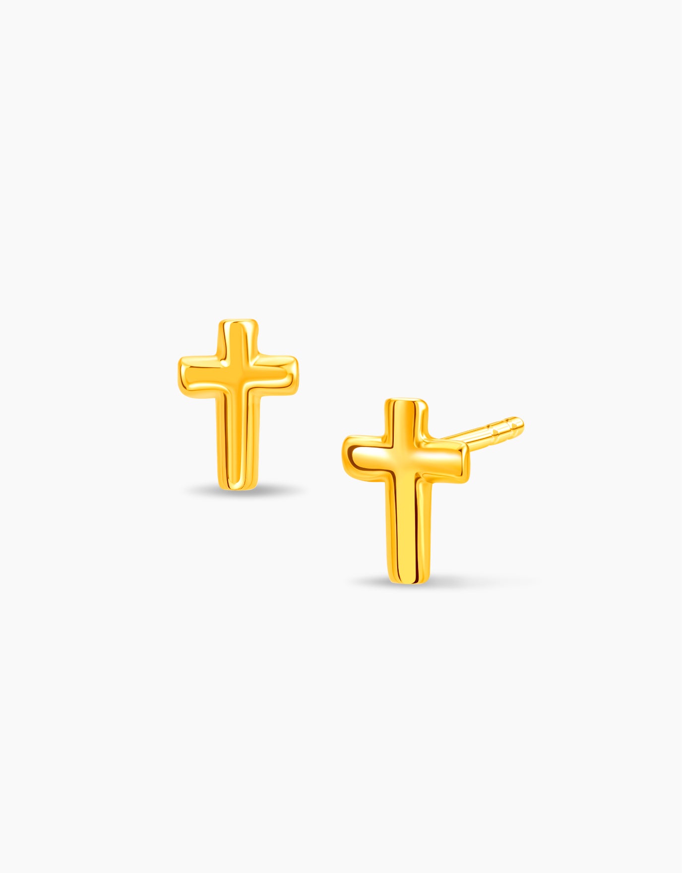 LVC MOD22 Gracelight Cross Gold Earrings