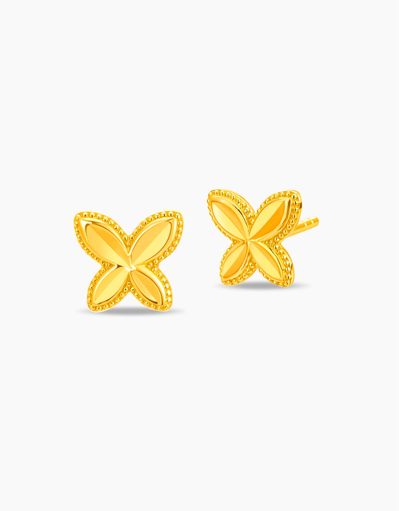 LVC MOD22 Cherish Butterfly Gold Earrings