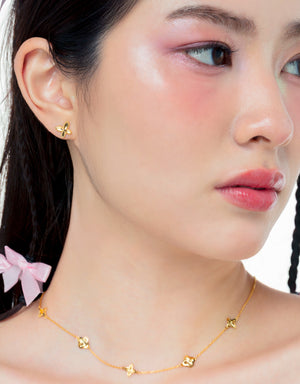 LVC MOD22 Cherish Butterfly Gold Earrings