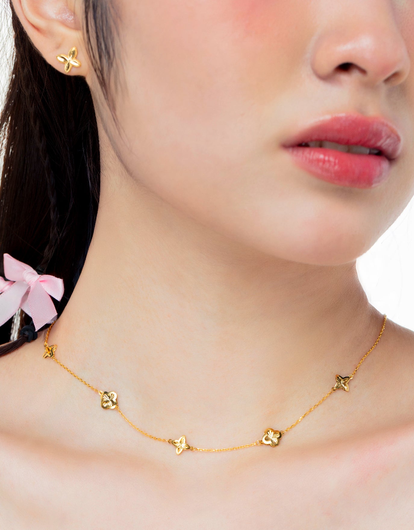 LVC MOD22 Cherish Butterfly Gold Earrings