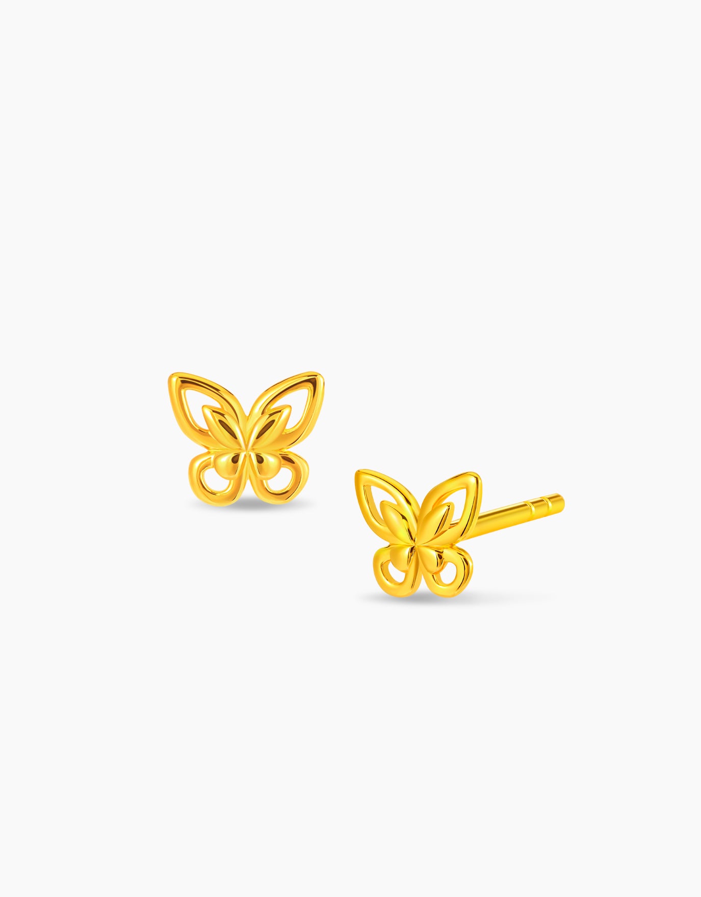 MOD22 Butterfly Embrace Gold Earrings