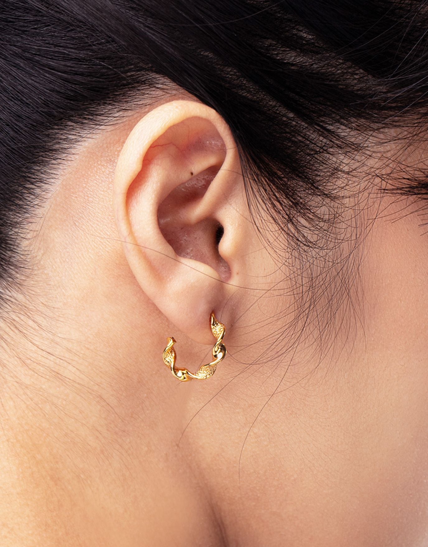 Gold clearance circle earrings