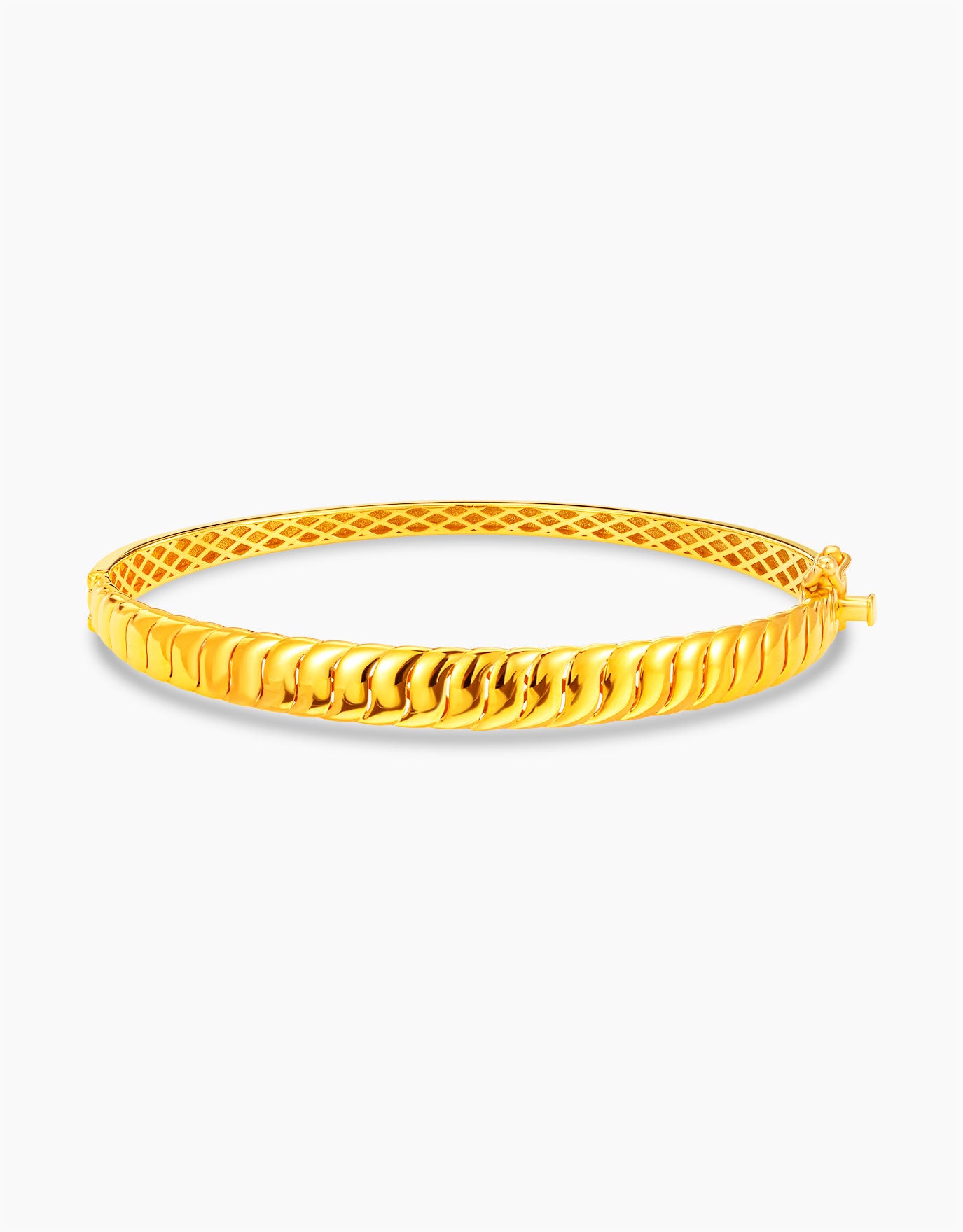 LVC MOD22 Serpent&#39;s Dance Gold Bangle