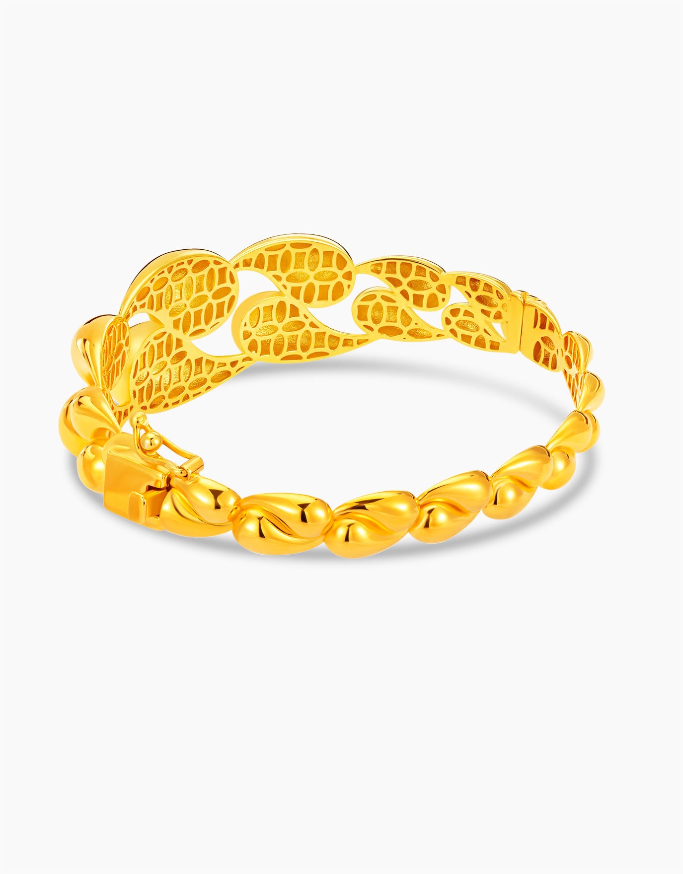 LVC MOD22 Sunlit Dewdrop Gold Bangle