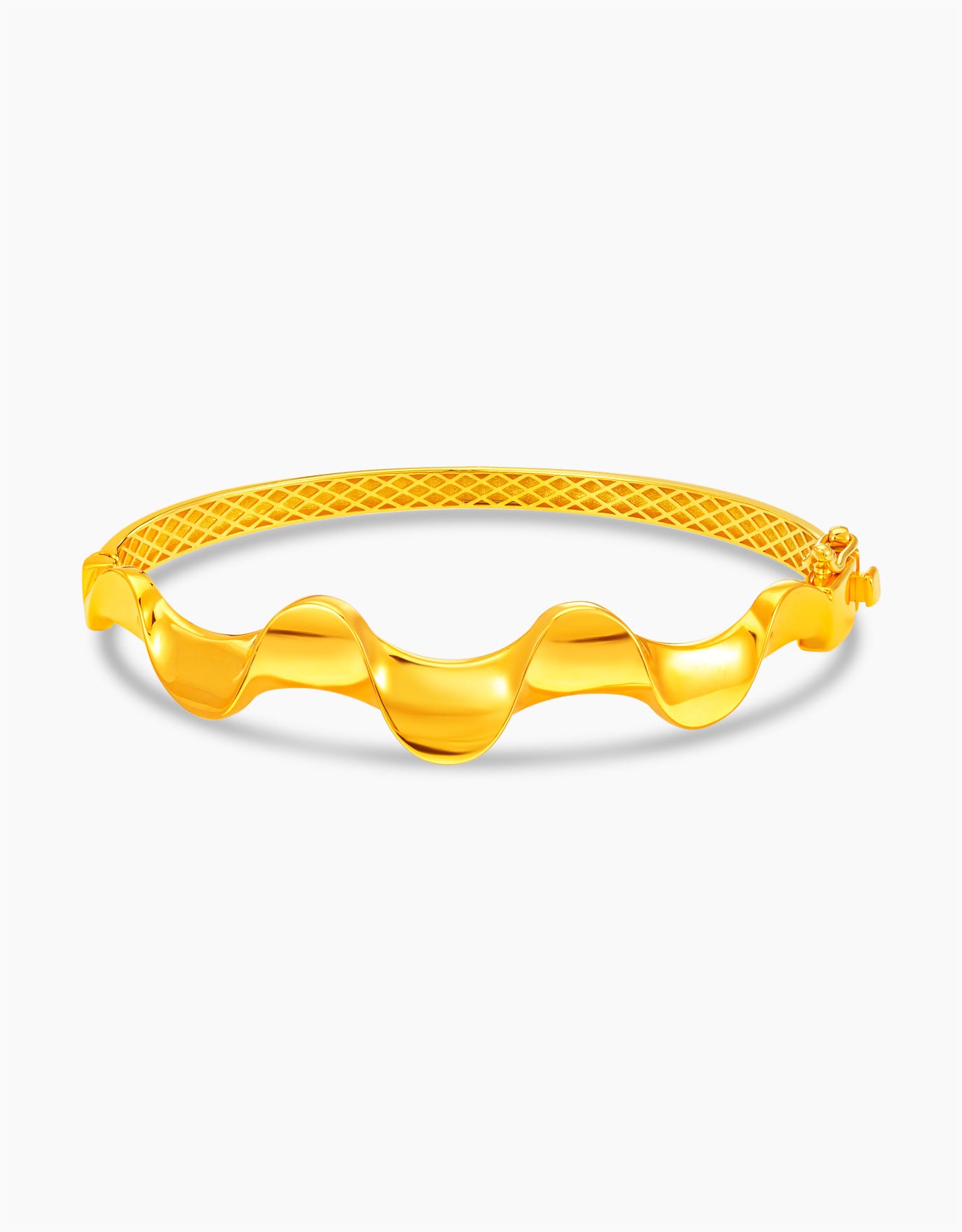 LVC MOD22 Echo Wave Gold Bangle