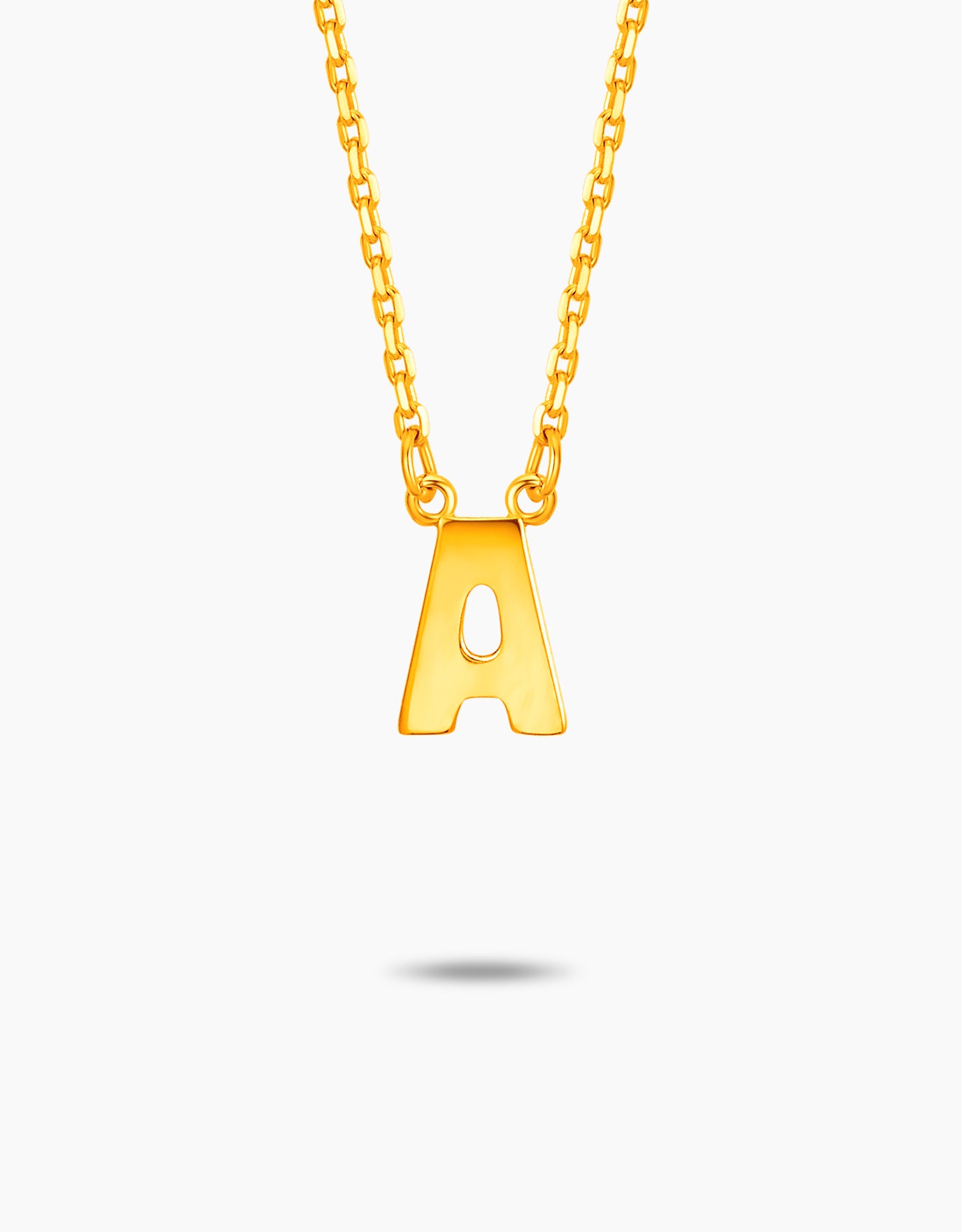 LVC MOD22 Alphabet A-Z Gold Necklace