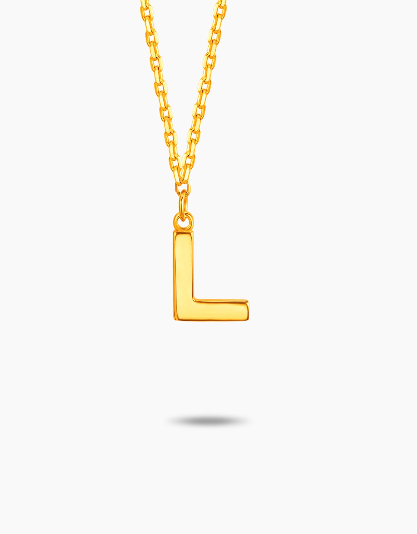 LVC MOD22 Alphabet A-Z Gold Necklace