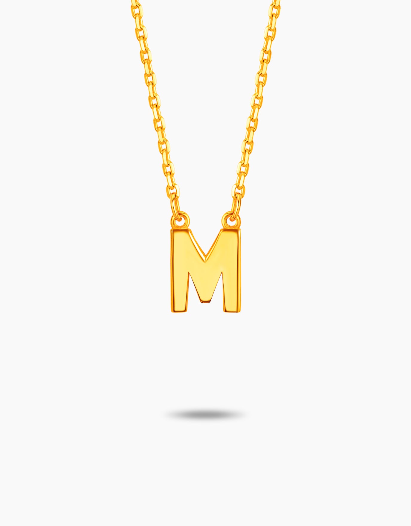LVC MOD22 Alphabet A-Z Gold Necklace