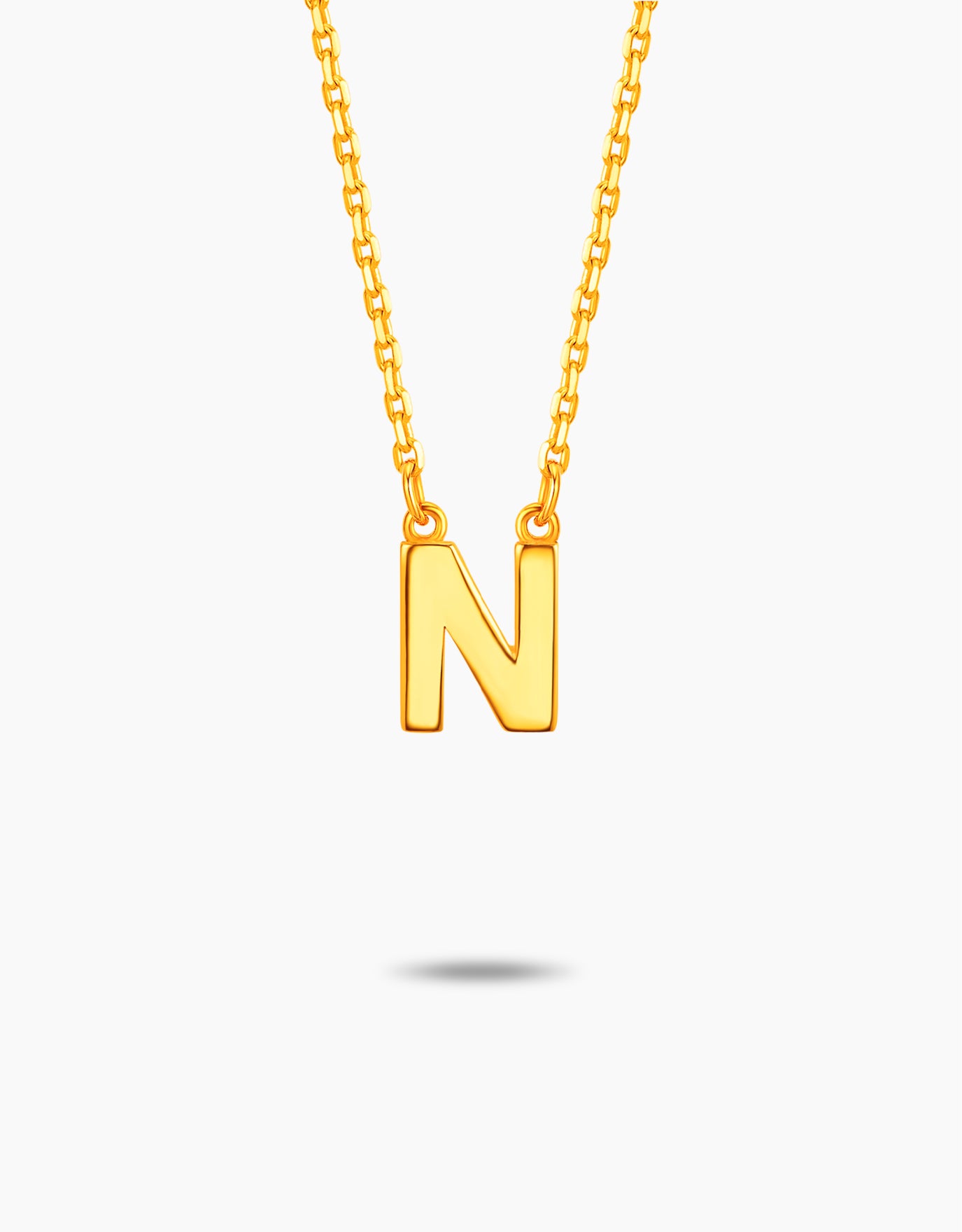 LVC MOD22 Alphabet A-Z Gold Necklace
