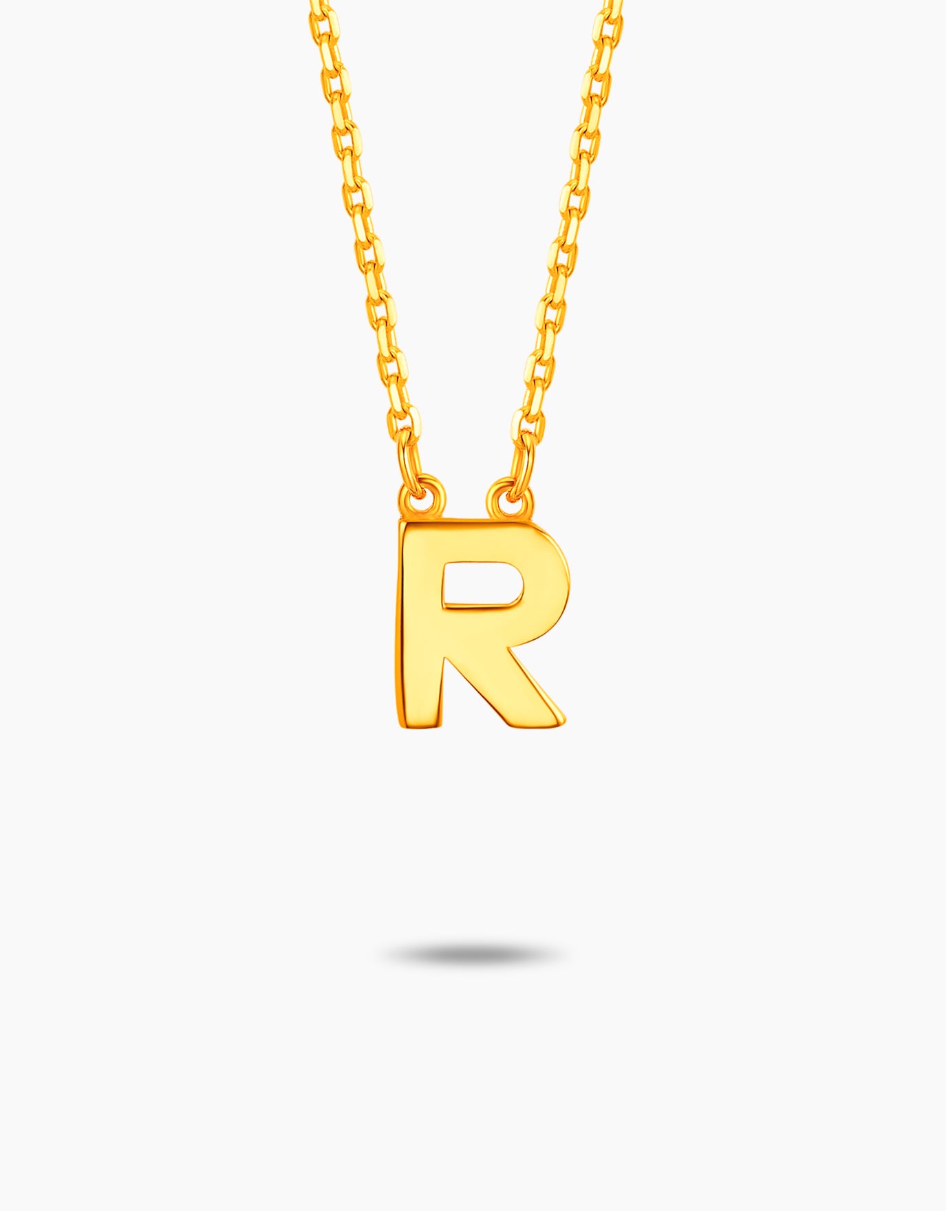 LVC MOD22 Alphabet A-Z Gold Necklace