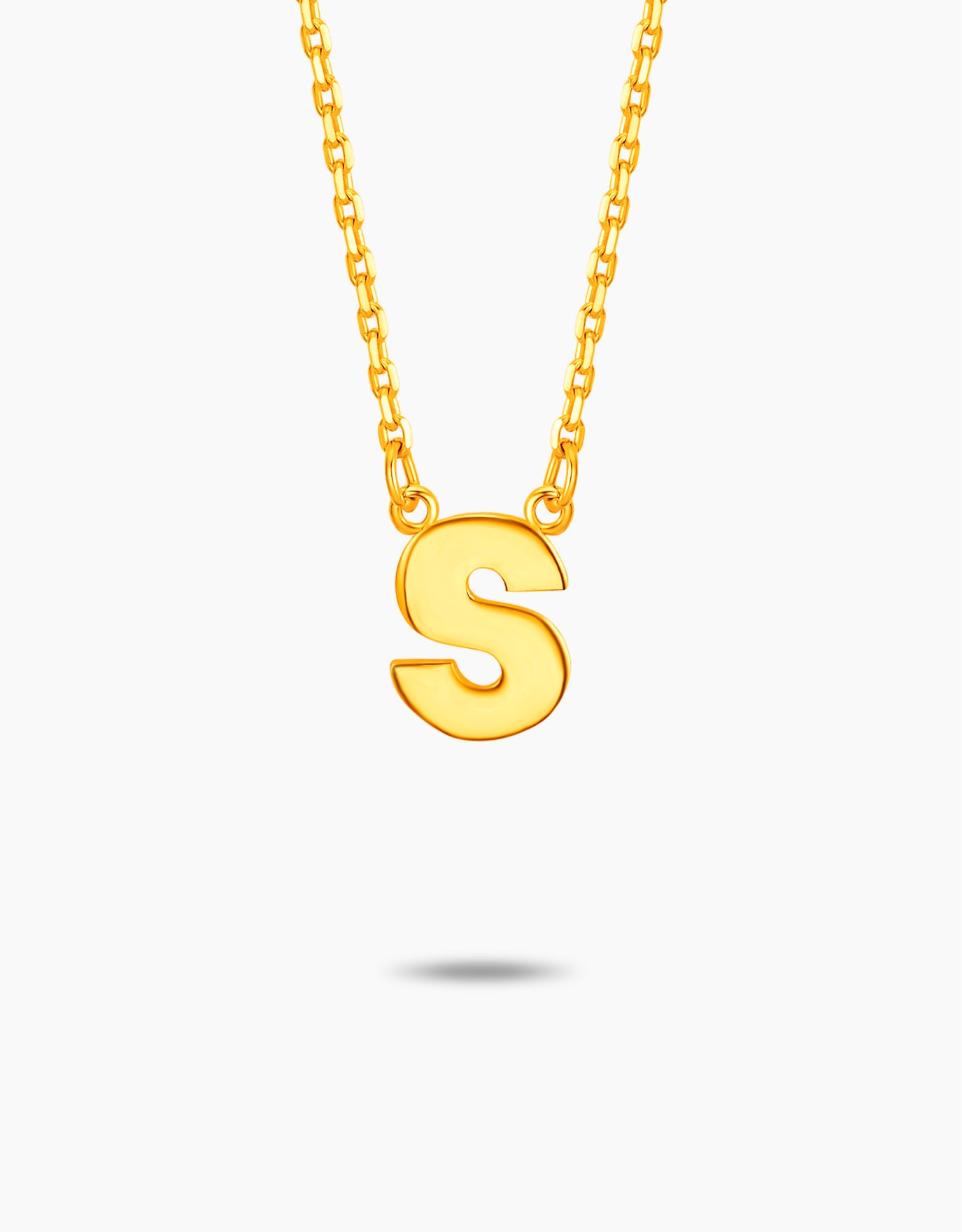 LVC MOD22 Alphabet A-Z Gold Necklace