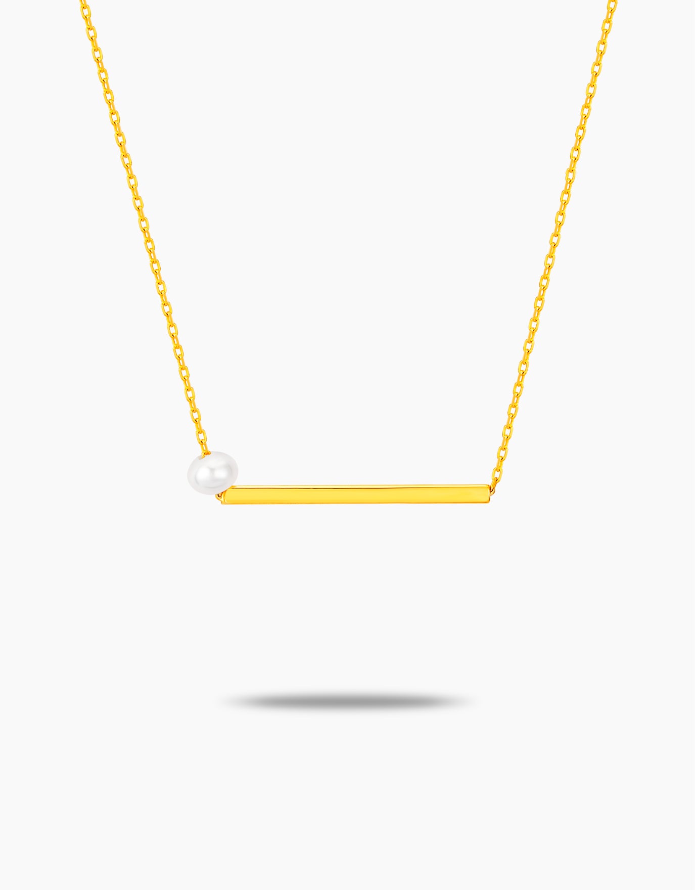 LVC MOD22 Snow Horizon Gold Necklace