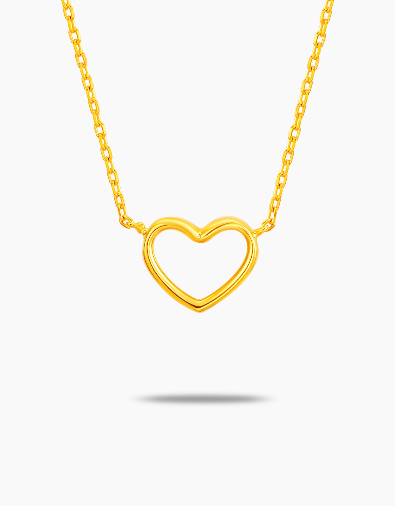 LVC MOD22 Dainty Heart Gold Necklace