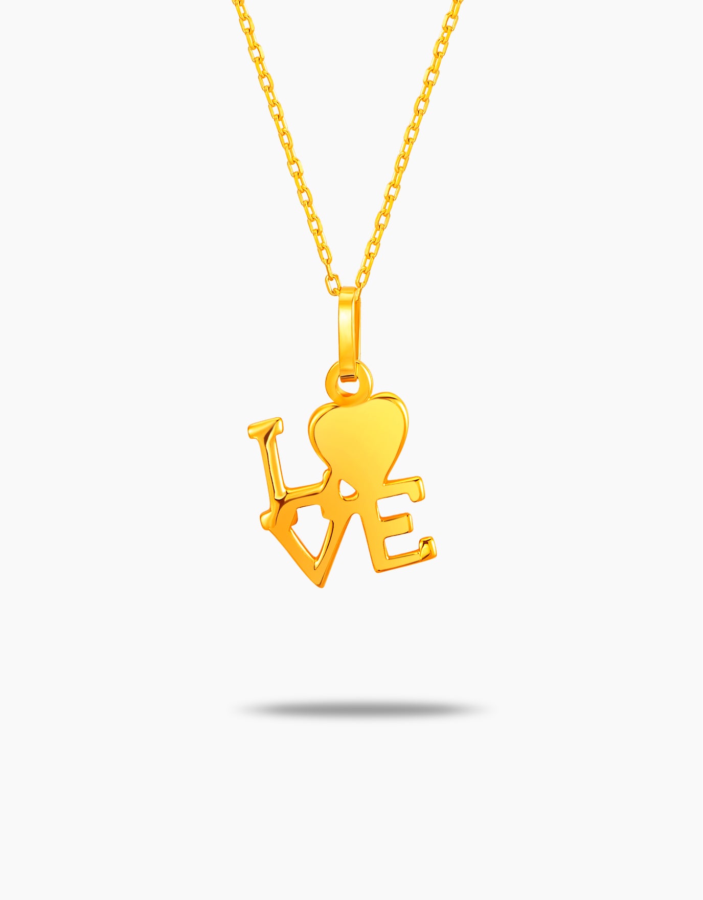 LVC MOD22 Love Stack Gold Necklace