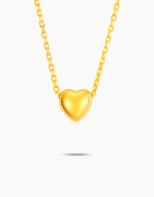 LVC MOD22 Charming Heartlette Gold Necklace