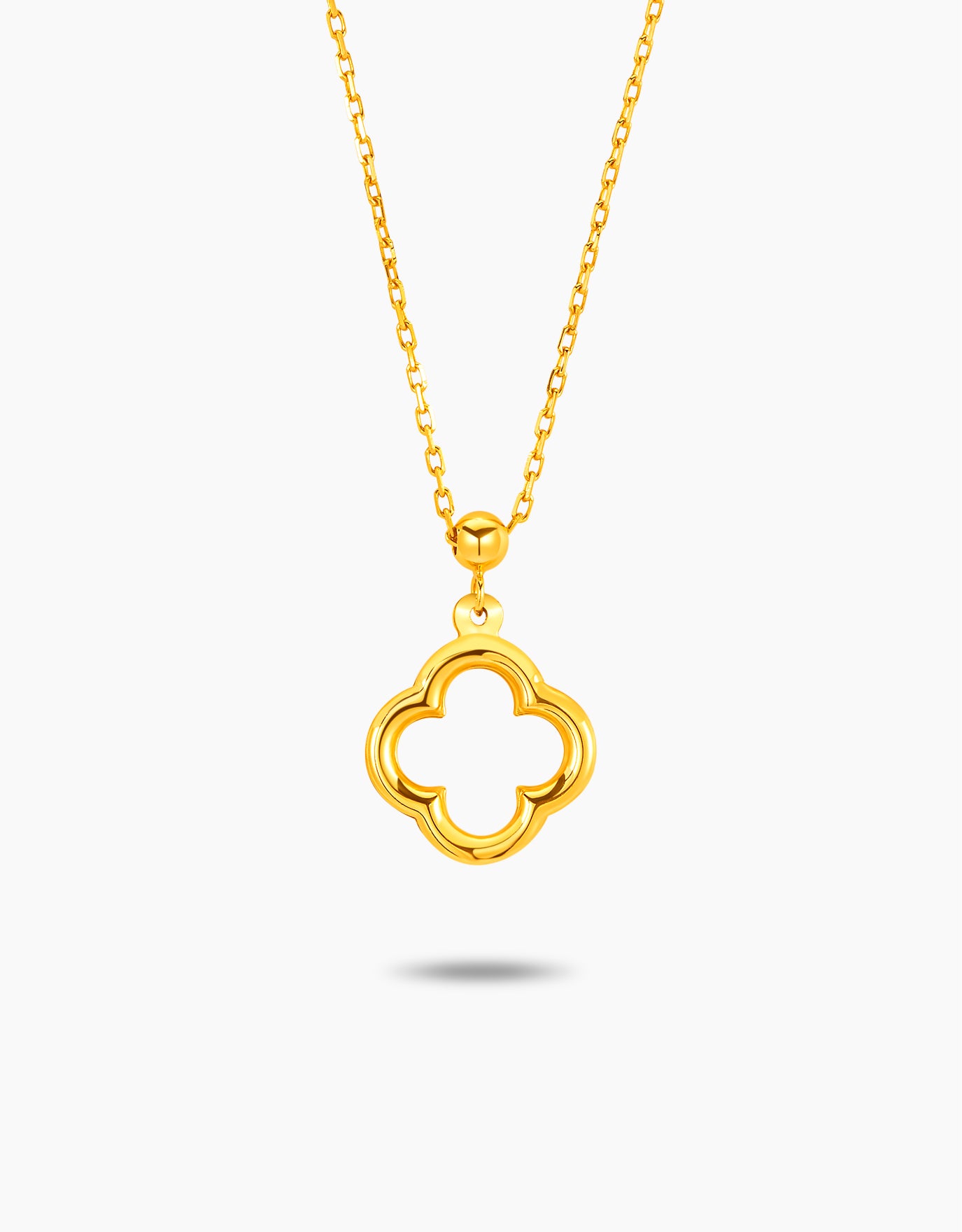 LVC MOD22 Clover Rise Gold Necklace