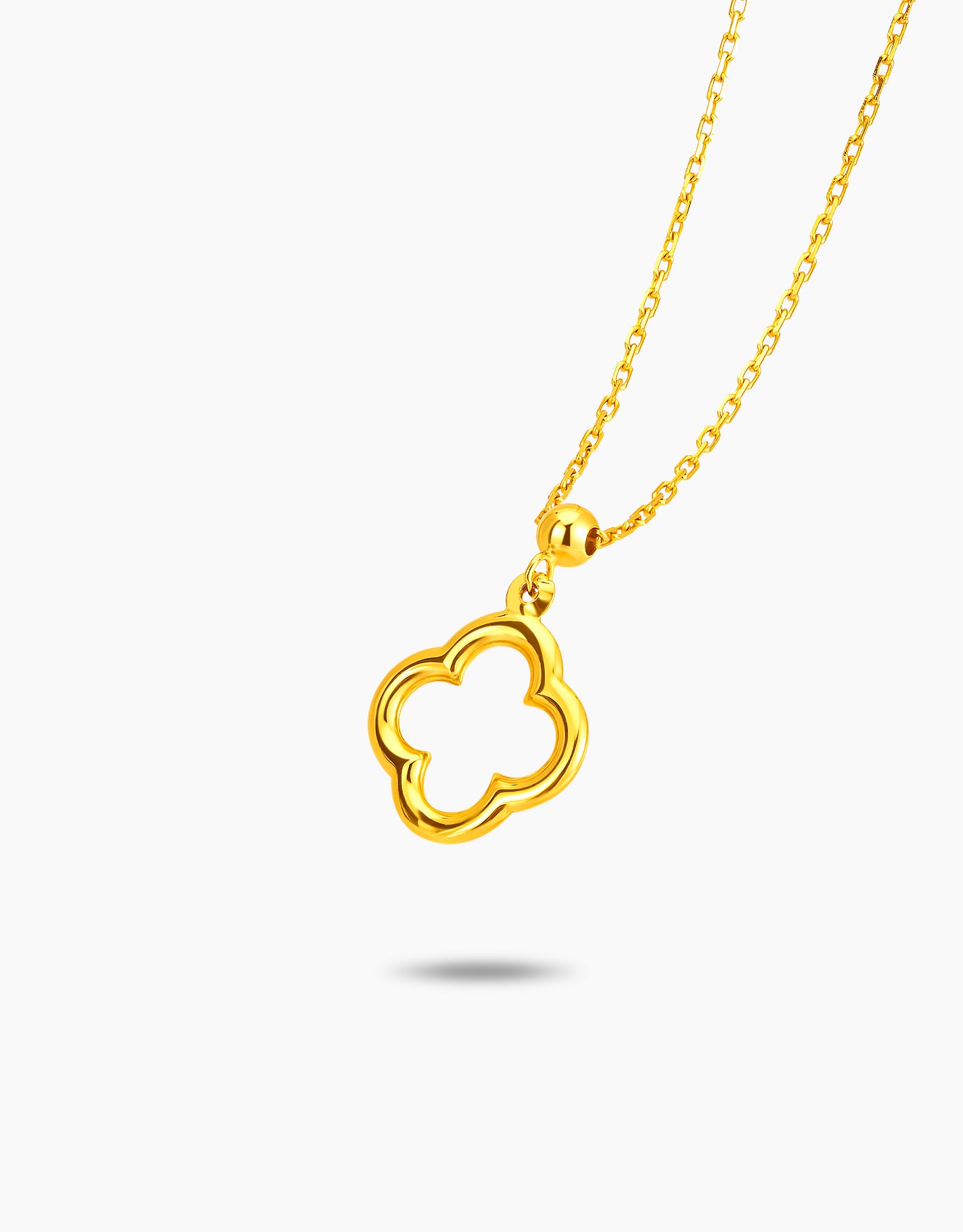 LVC MOD22 Clover Rise Gold Necklace