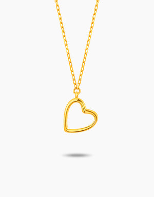 LVC MOD22 Heart Horizon Gold Necklace