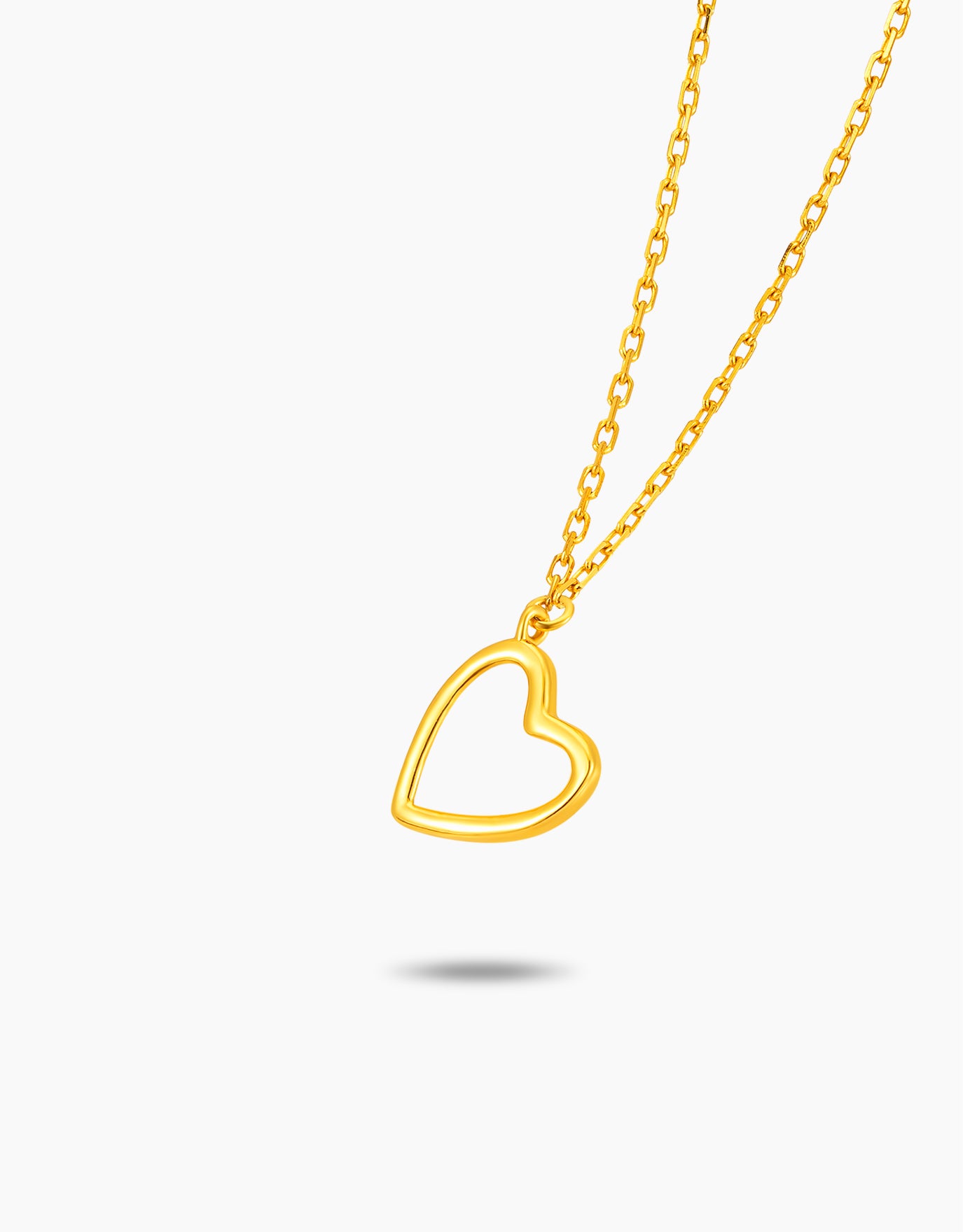 LVC MOD22 Heart Horizon Gold Necklace