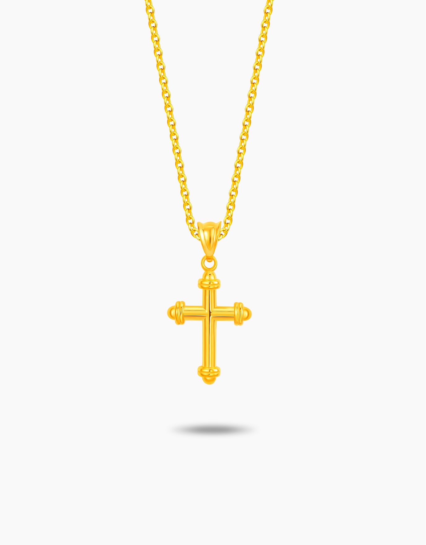 LVC MOD22 Valour Faith Gold Cross Pendant