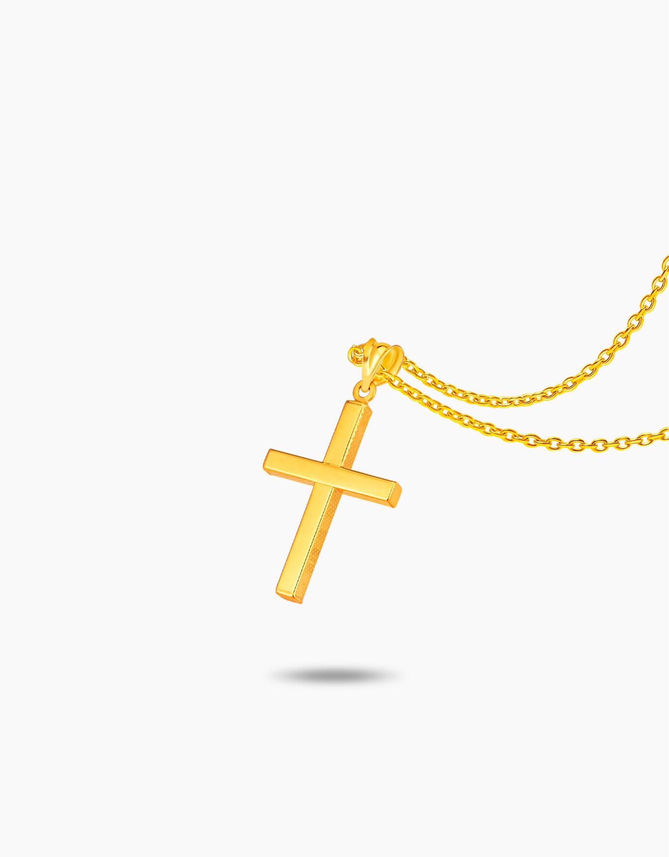 LVC MOD22 Divine Resolve Gold Cross Pendant