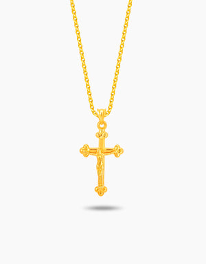 LVC MOD22 Sacred Sacrifice Gold Cross Pendant