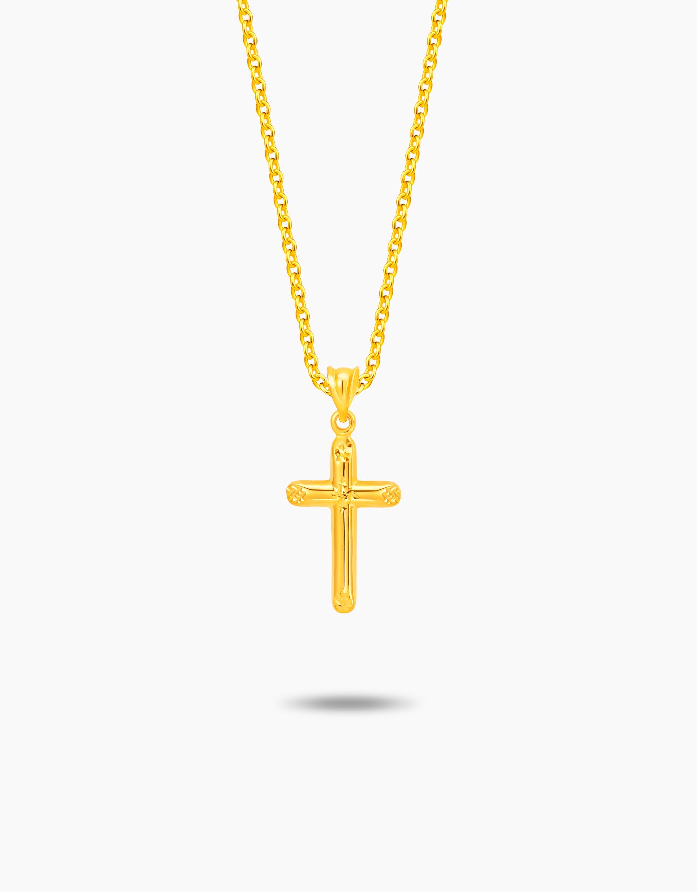 LVC MOD22 Radiant Hope Gold Cross Pendant