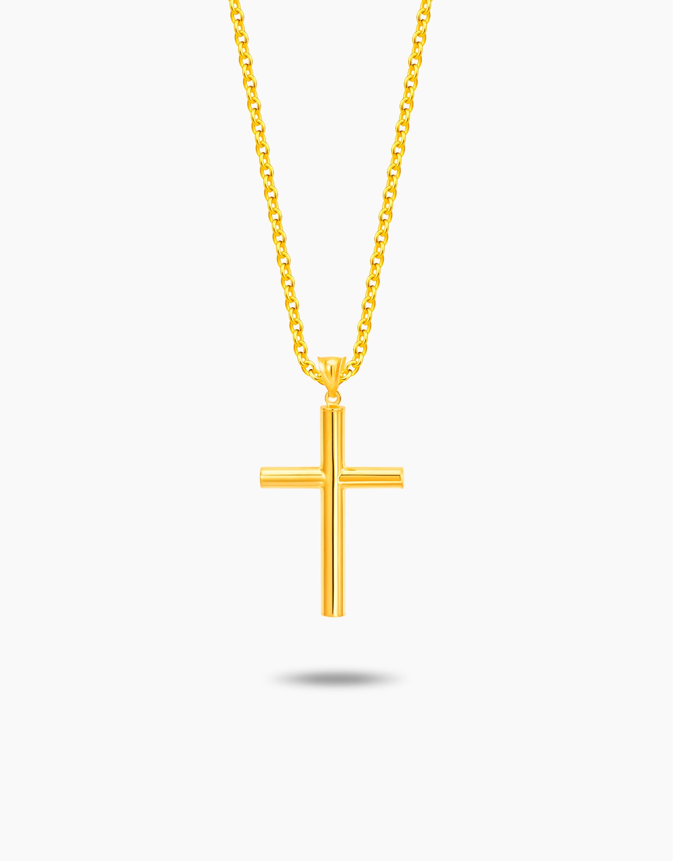 LVC MOD22 Celestial Grace Gold Cross Pendant