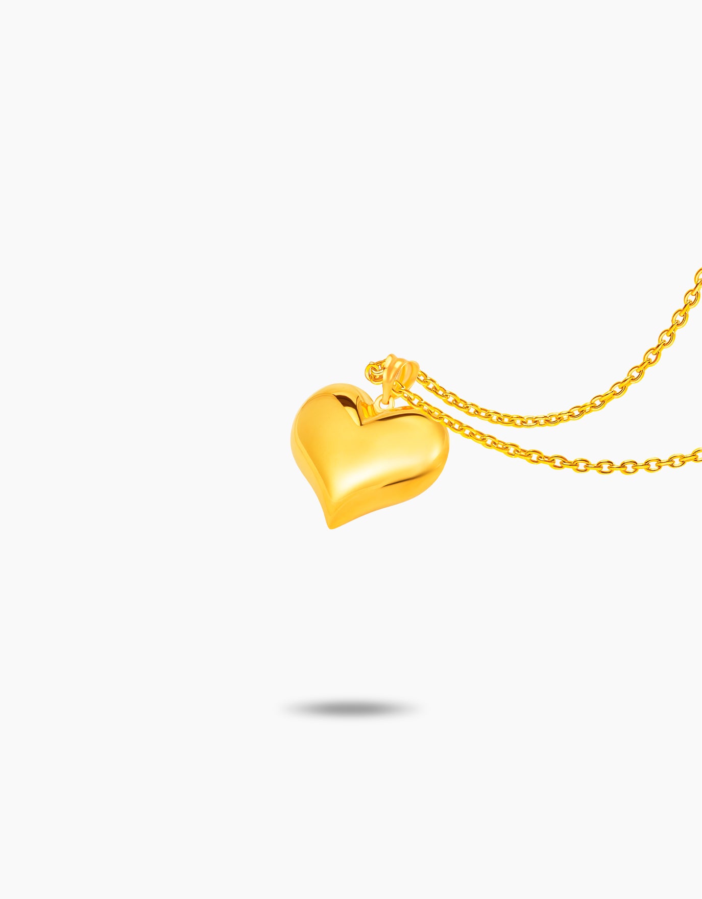 LVC MOD22 Sol Heart Gold Pendant