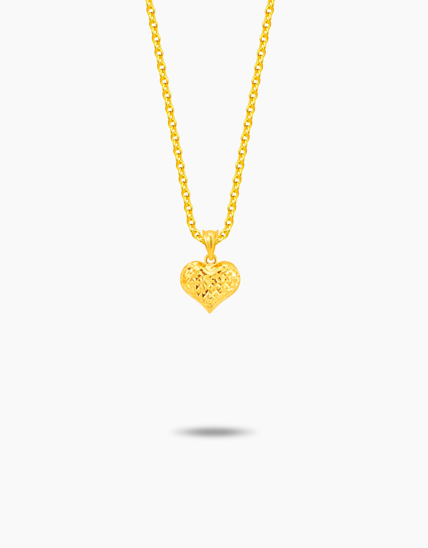 LVC MOD22 Cascade Heart Gold Pendant