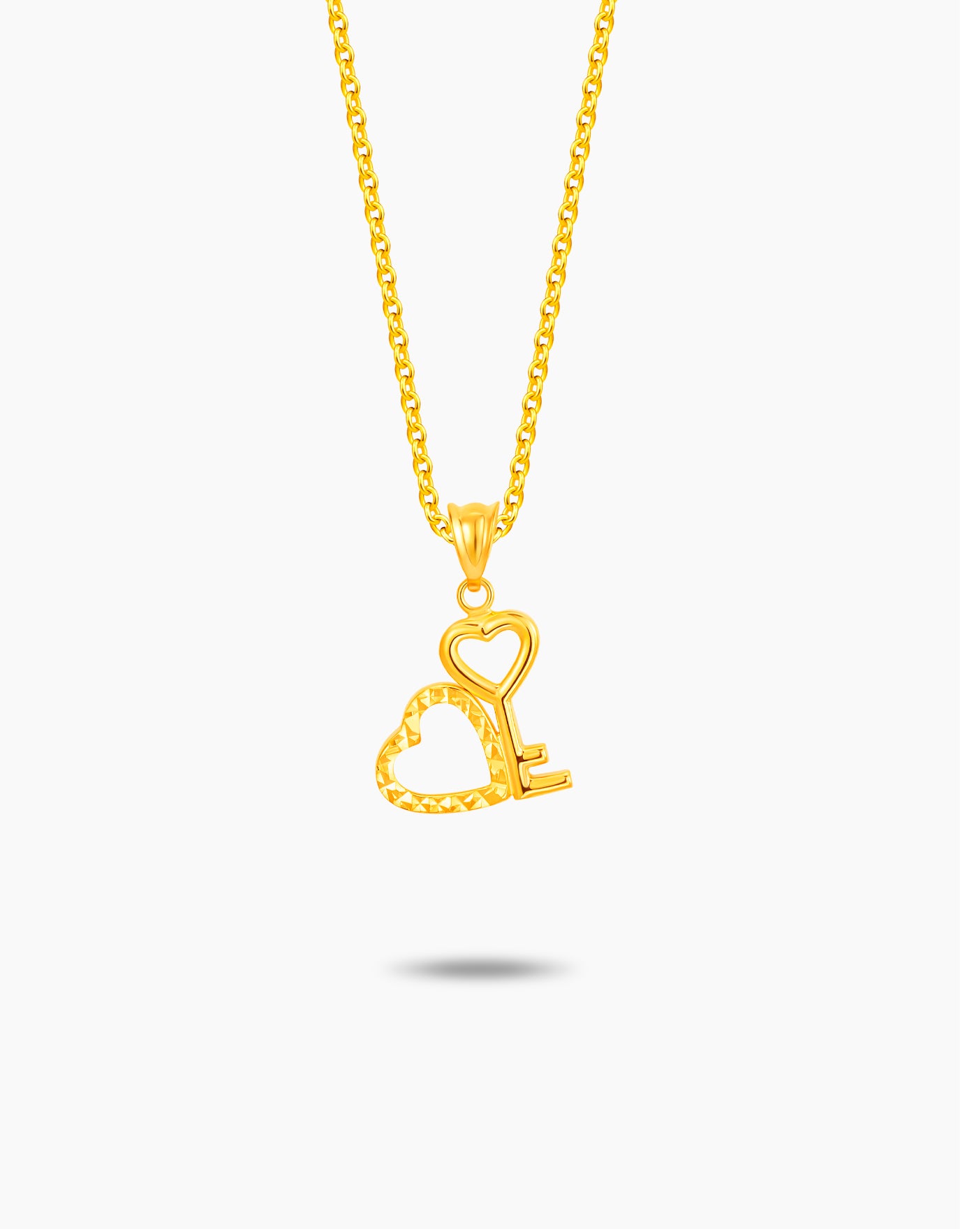 LVC MOD22 Bound by Love Gold Key Pendant