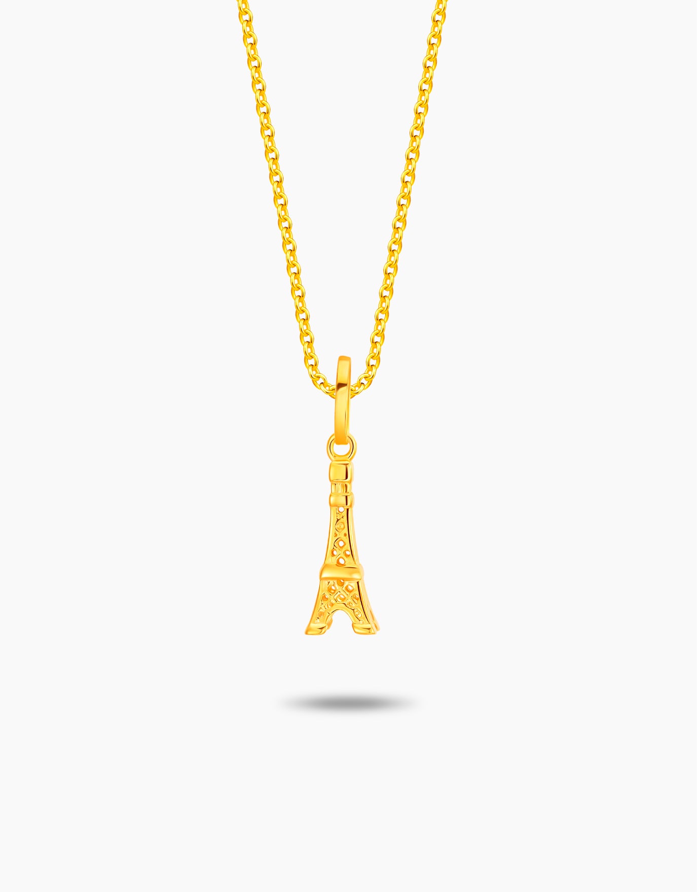 LVC MOD22 Eiffel Tower Gold Pendant