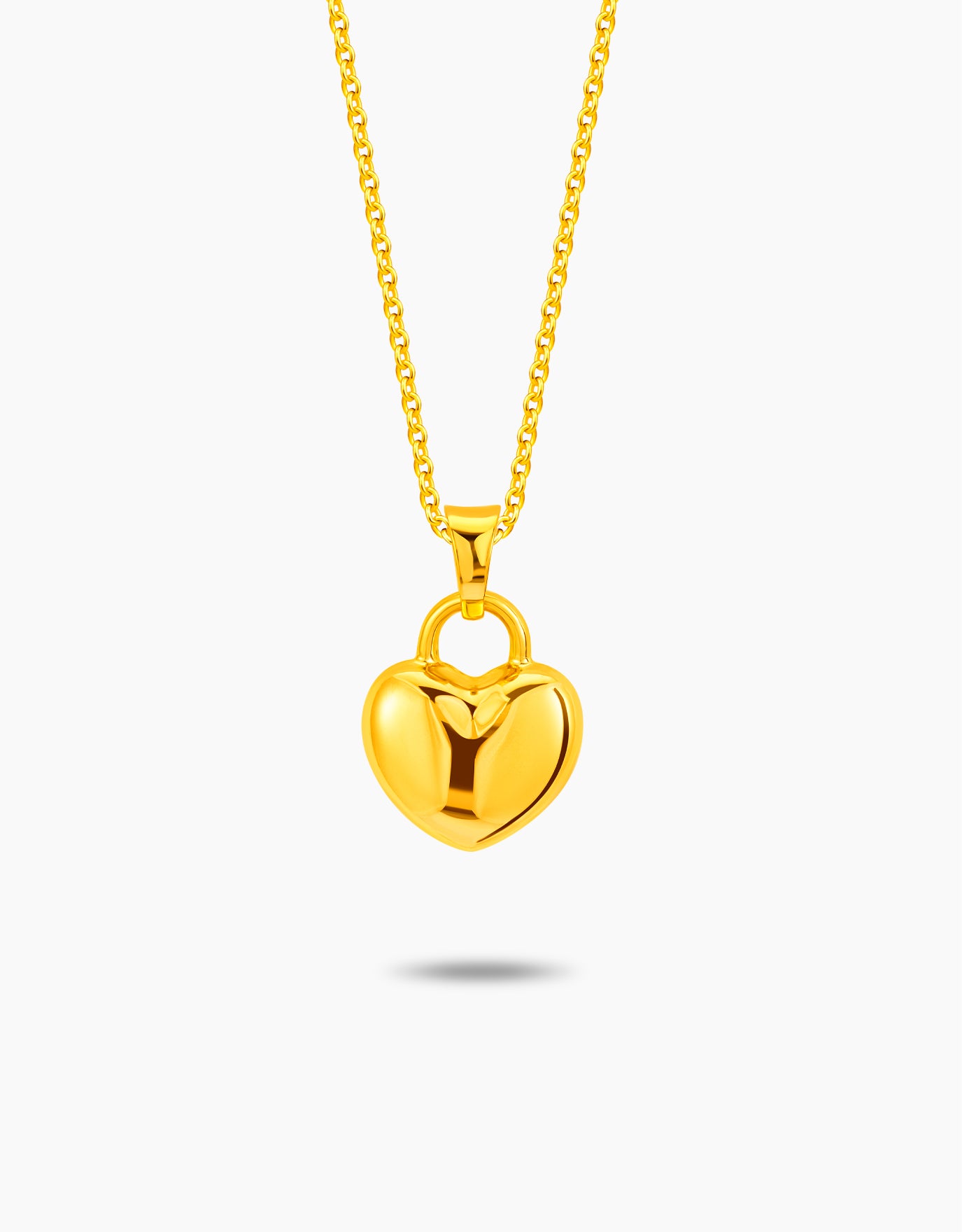 LVC MOD22 Love & Luck Gold Pendant & Earrings Bundle Set