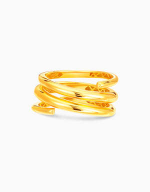 LVC MOD22 Fontaine Coil Gold Ring
