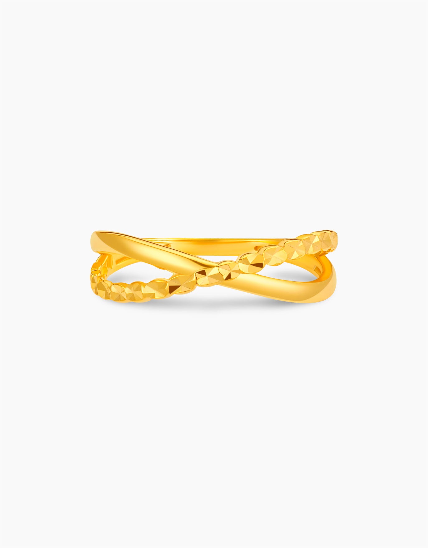 LVC MOD22 Criss-Cross Kismet 10K Gold Ring