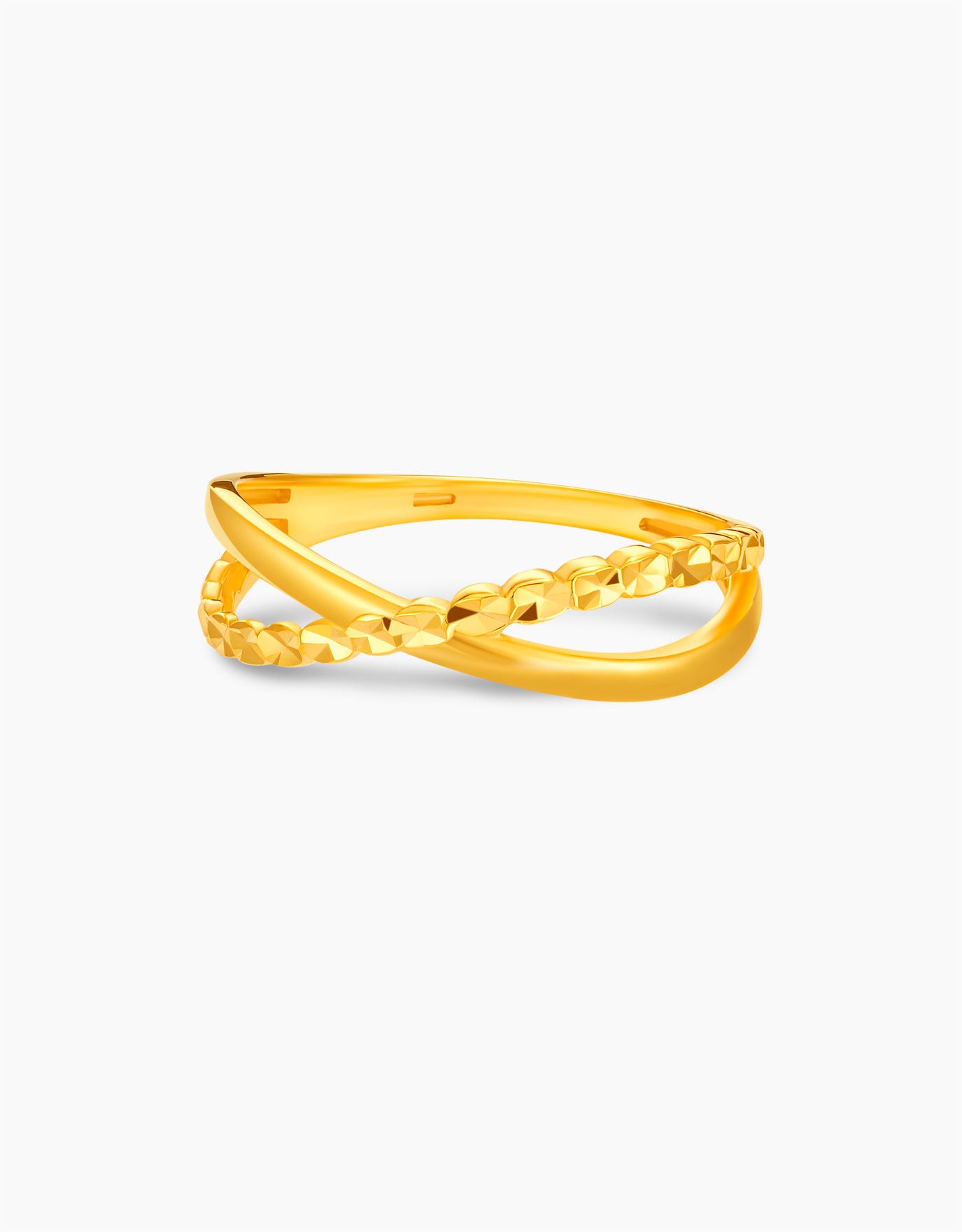 LVC MOD22 Criss-Cross Kismet Gold Ring