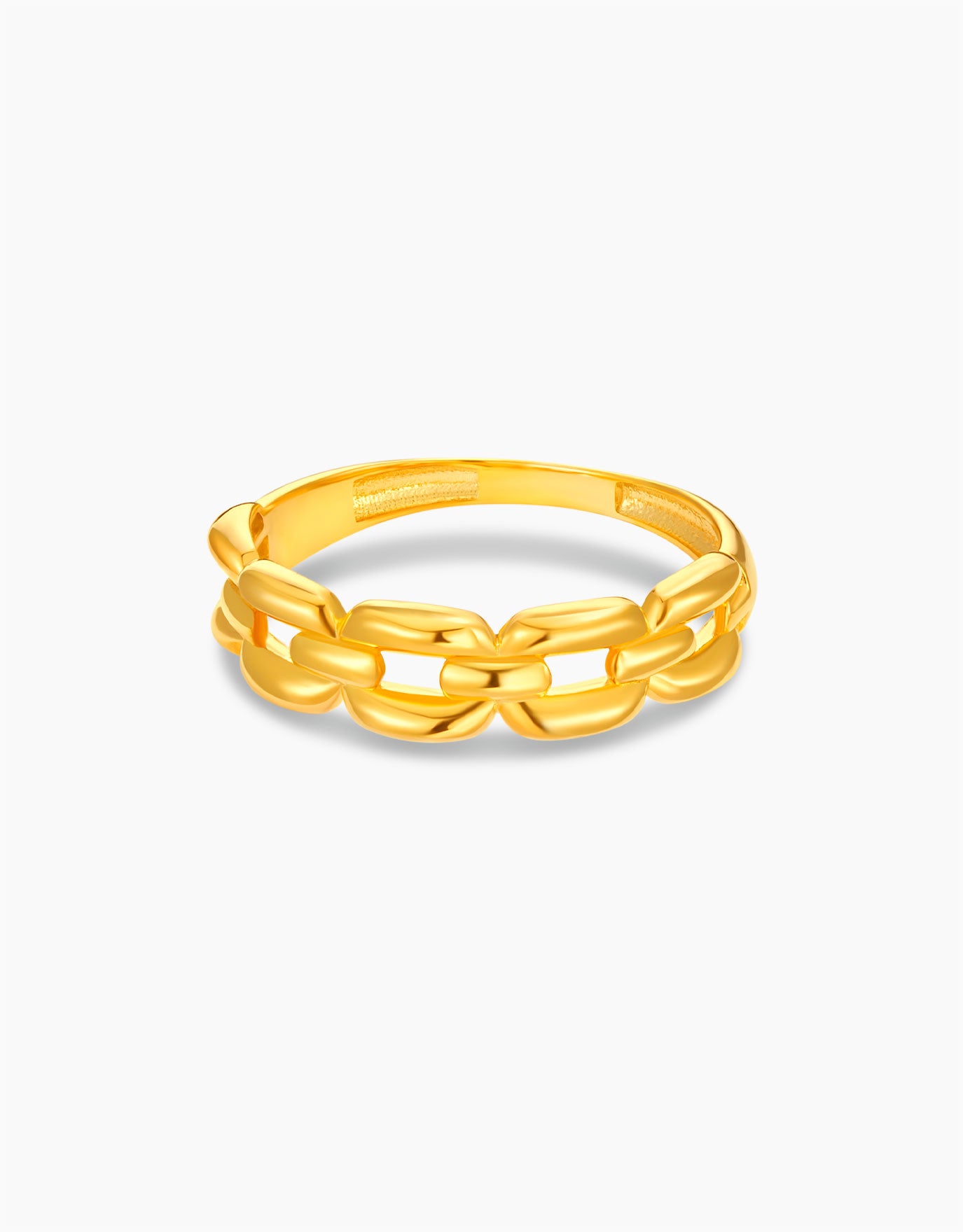 LVC MOD22 Cable Chain Gold Ring
