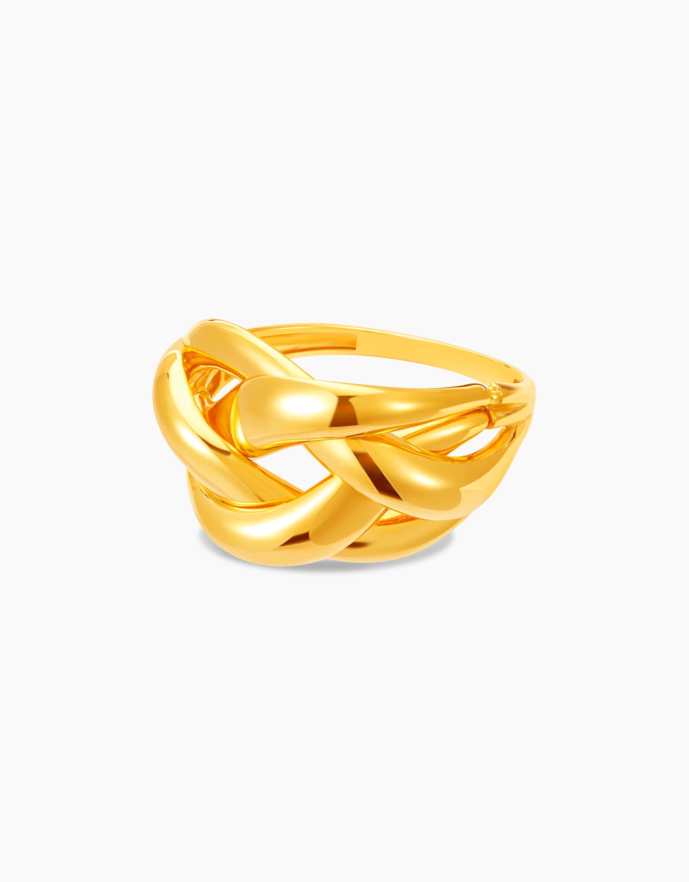 LVC MOD22 Interwoven Binds Gold Ring