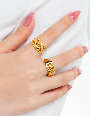 LVC MOD22 Interwoven Binds Gold Ring