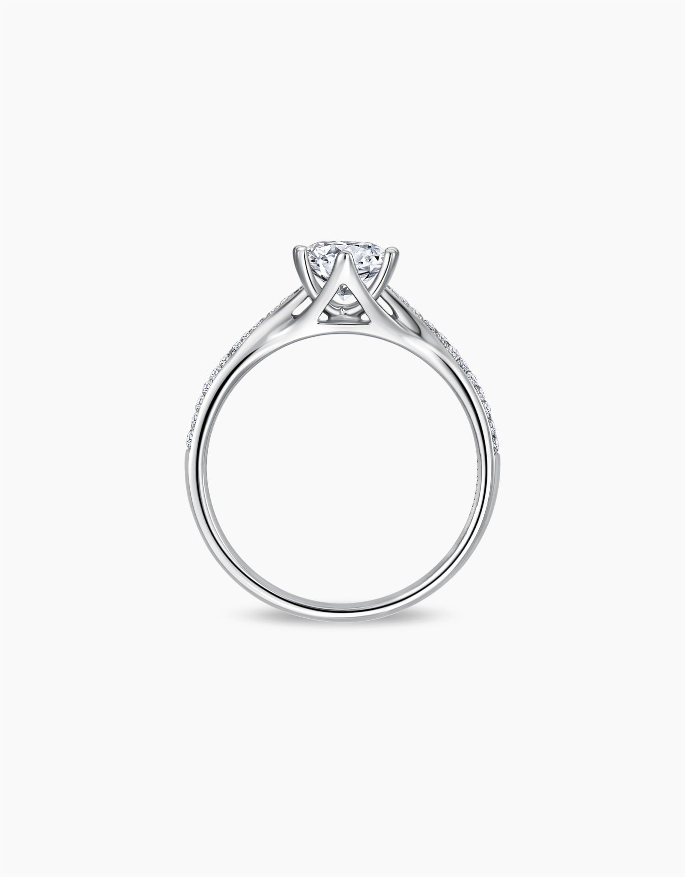 LVC Precieux Endear Diamond Ring in 6 prongs