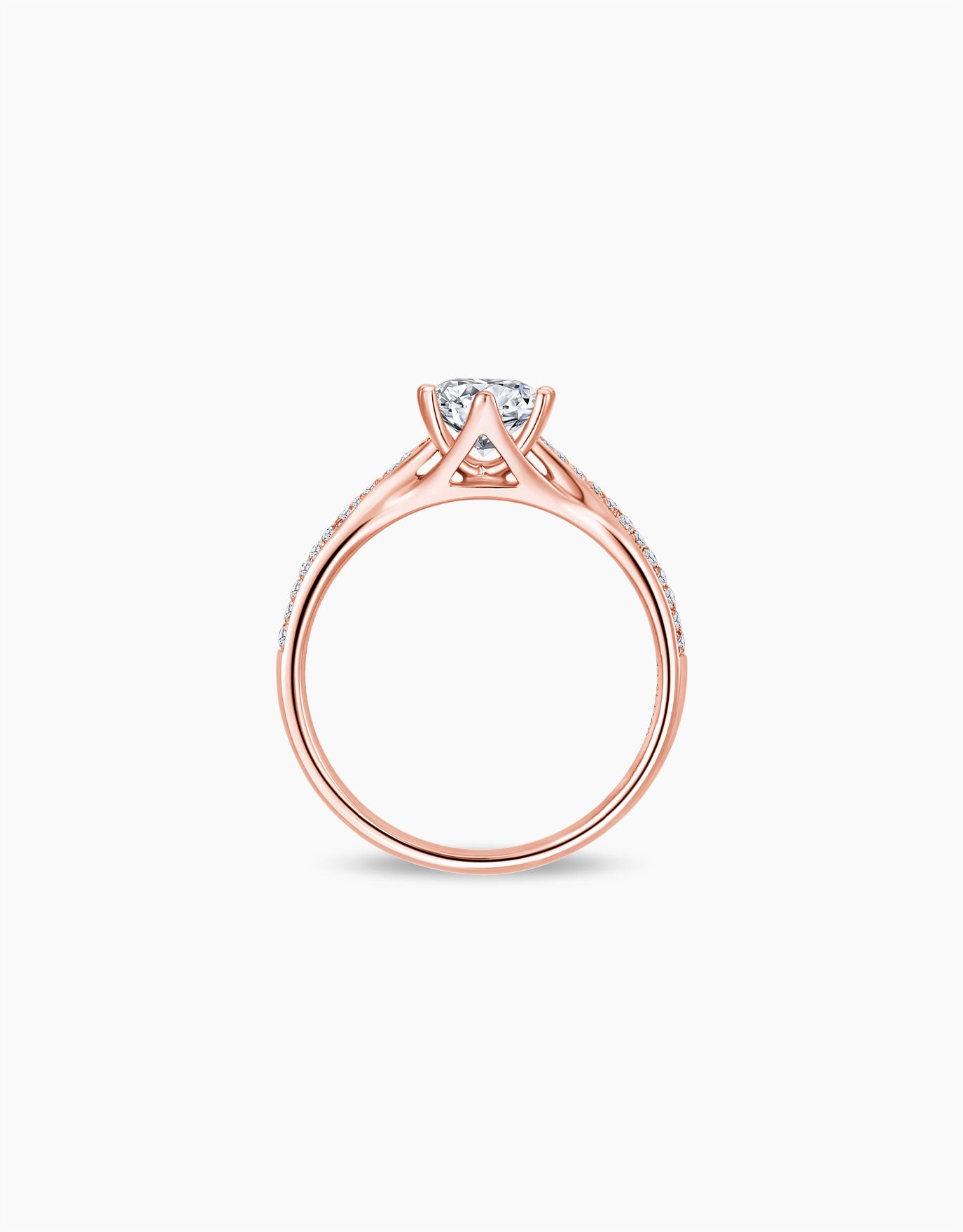 LVC Precieux Endear Diamond Ring in 6 prongs