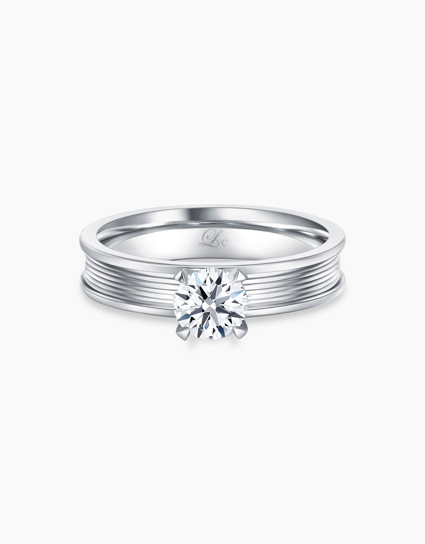 LVC Precieux Promise (Slim) Diamond Ring in 4 prongs