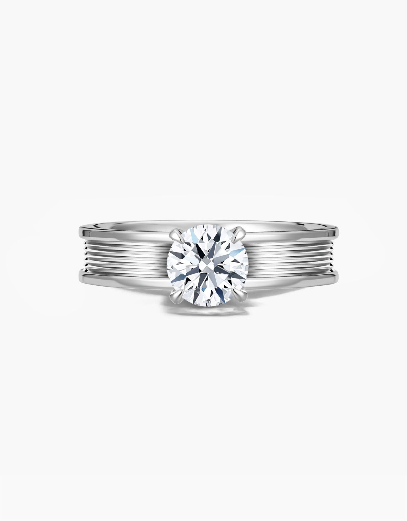 LVC Precieux Promise (Slim) Diamond Ring in 4 prongs