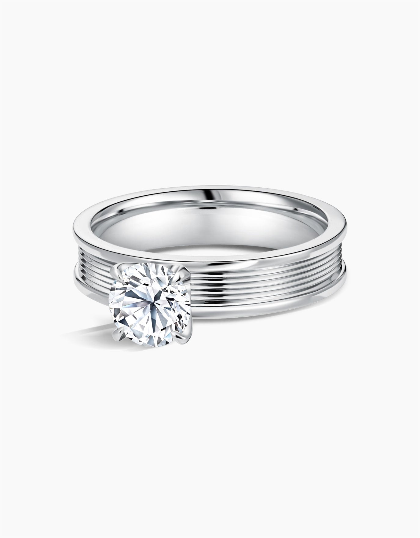 LVC Precieux Promise (Slim) Diamond Ring in 4 prongs