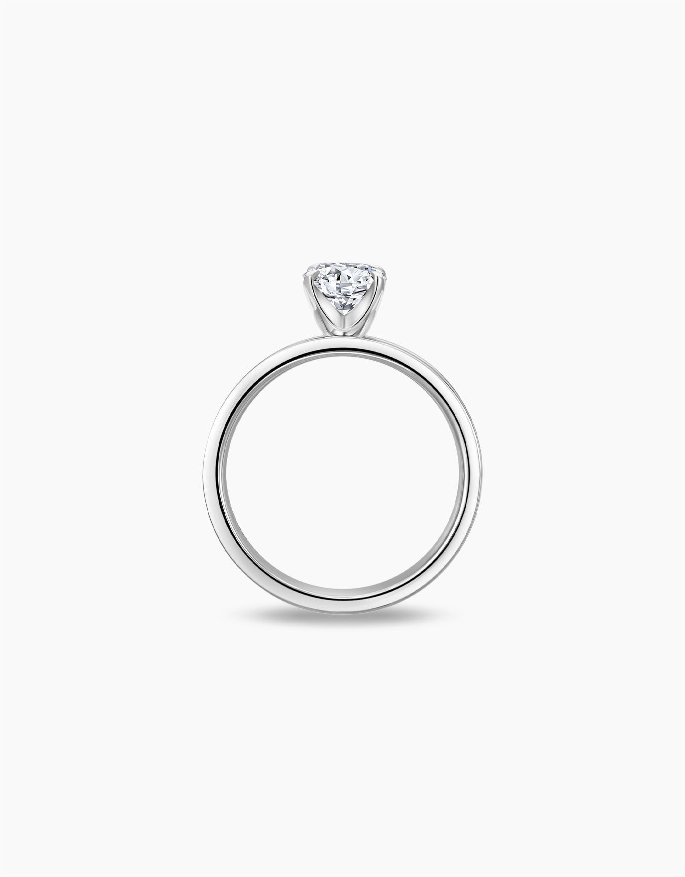 LVC Precieux Promise (Slim) Diamond Ring in 4 prongs